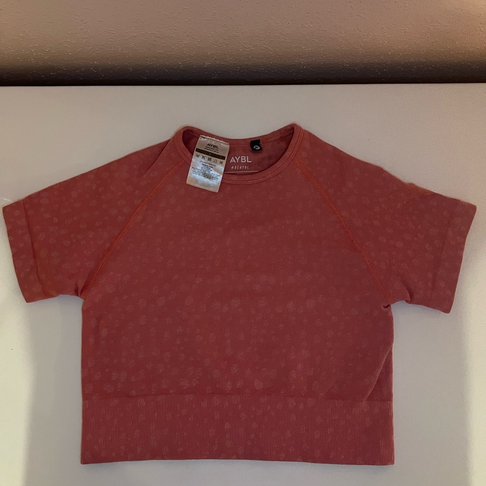 Evolve Speckle Seamless Crop Top SIZE SMALL